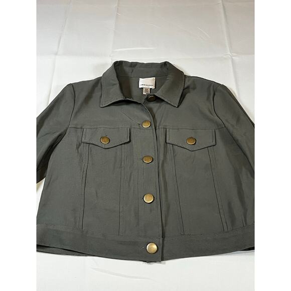 Industry Republic Clothing army green jacket size small excellent condition - Picture 3 of 6